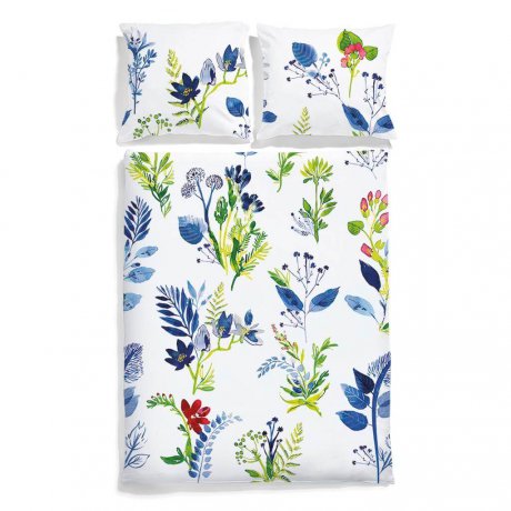 flower bedding white pocket