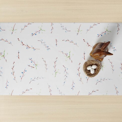 table runners white pocket