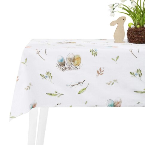 easter eggs tablecloth