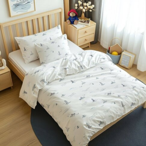 pościel marynistyczna ahoj pościel morska white pocket