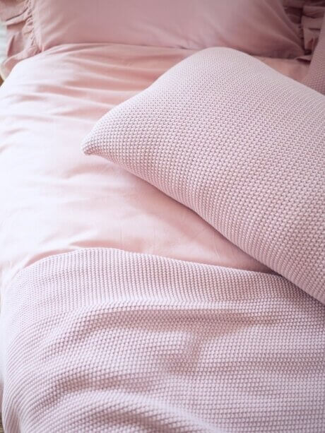 poduszka dekoracyjna różowa white pocket