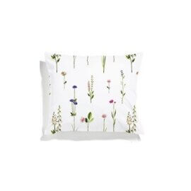 cornflowers pillowcase white pocket