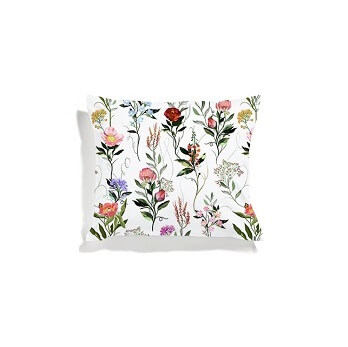 Grandma’s garden pillowcase white pocket
