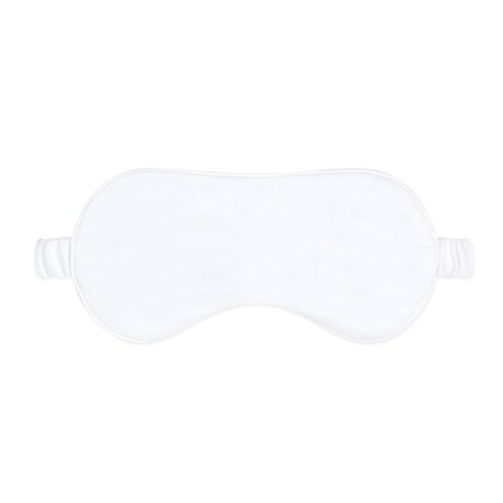 Sleep eye mask - completely white white pocket