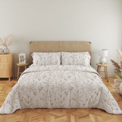 pościel w kłosy zboża, white pocket, sypilania boho