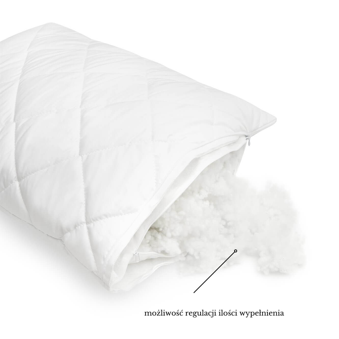 Poduszka z możliwością regulacji wysokości White Pocket
