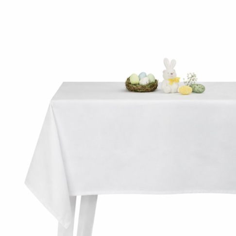 obrus klasyczny biały white pocket