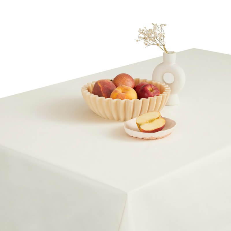 Kremowy obrus ecru White Pocket