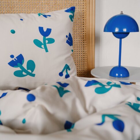 pościel w tulipany white pocket